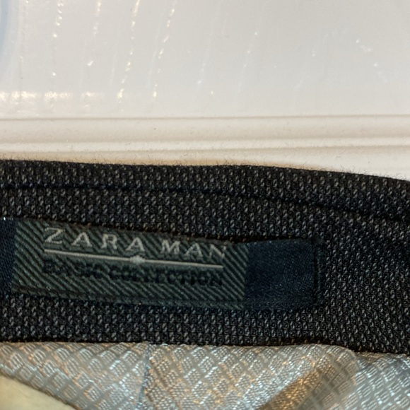 Zara men’s suit jacket charcoal size us 38 - Picture 4 of 9